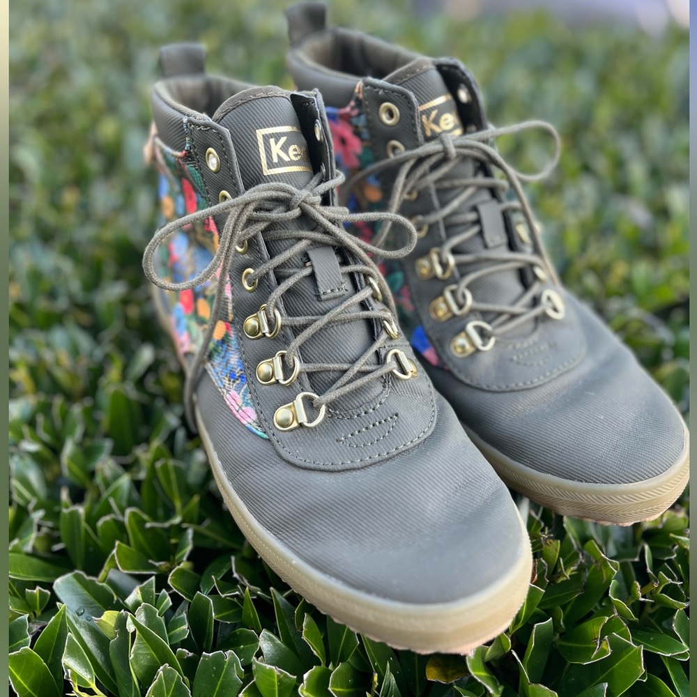 KEDS x Rifle Paper Co Water-Resistant Boots | Women’s Size 6 | Like New